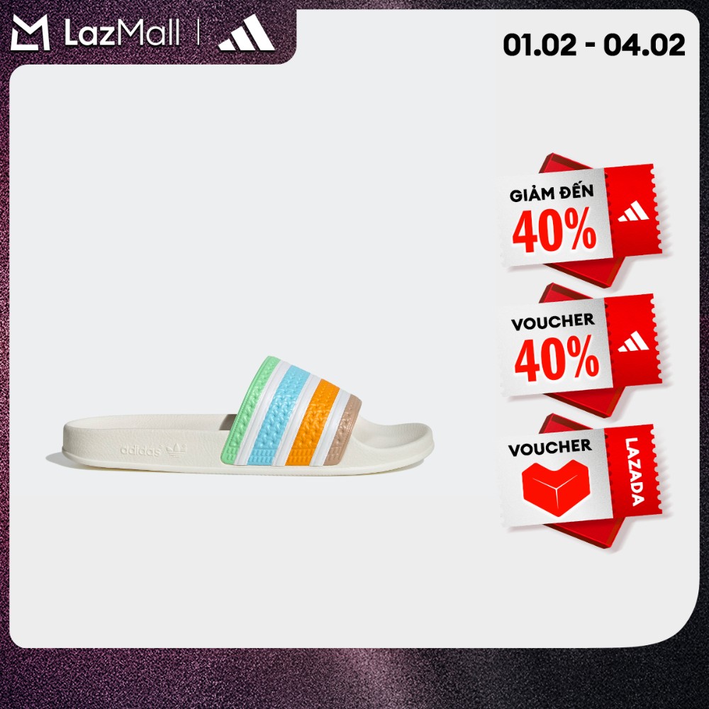 adidas Phong cách sống Dép adilette Nam trắng GY2103
