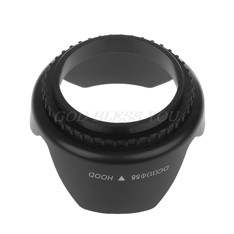 49mm 52mm 55mm 58mm 62mm 67mm 72mm 77mm hơi say cánh hoa dù để che nắng ống kính mui xe cho Nikon Canon Sony Fuji Camera DSLR Olympus