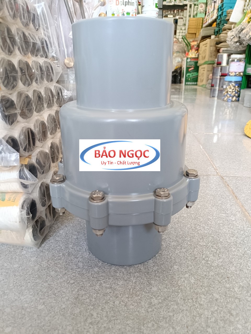 Luppe giếng khoan phi 90 taijan nhựa PVC cao cấp ốc inox 304 không rỉ