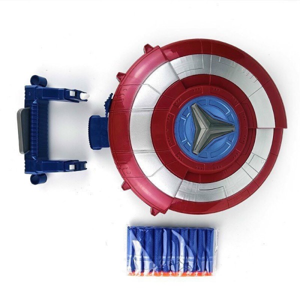 Đồ chơi Khiên đội trưởng Mĩ bắn xốp hàng cao cấp - Khiên Captain America - Smart Baby