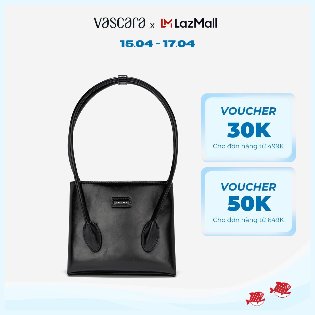 [Hot Deal 0H00 - 12H00 | 15.4] Vascara Túi Đeo Vai Nhấn Quai Ống - SAT 0329