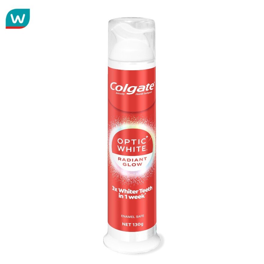 Colgate Toothpaste Optic White Radiant Glow Pump 130 G.