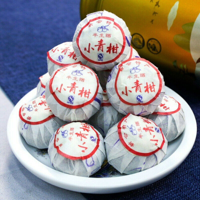 2016 XinHui "Chen Pi" Shu Puerh Tea Tangerine Peel Ripe Puer Tea 100g ราคา 328 บาท*ส่งฟรี