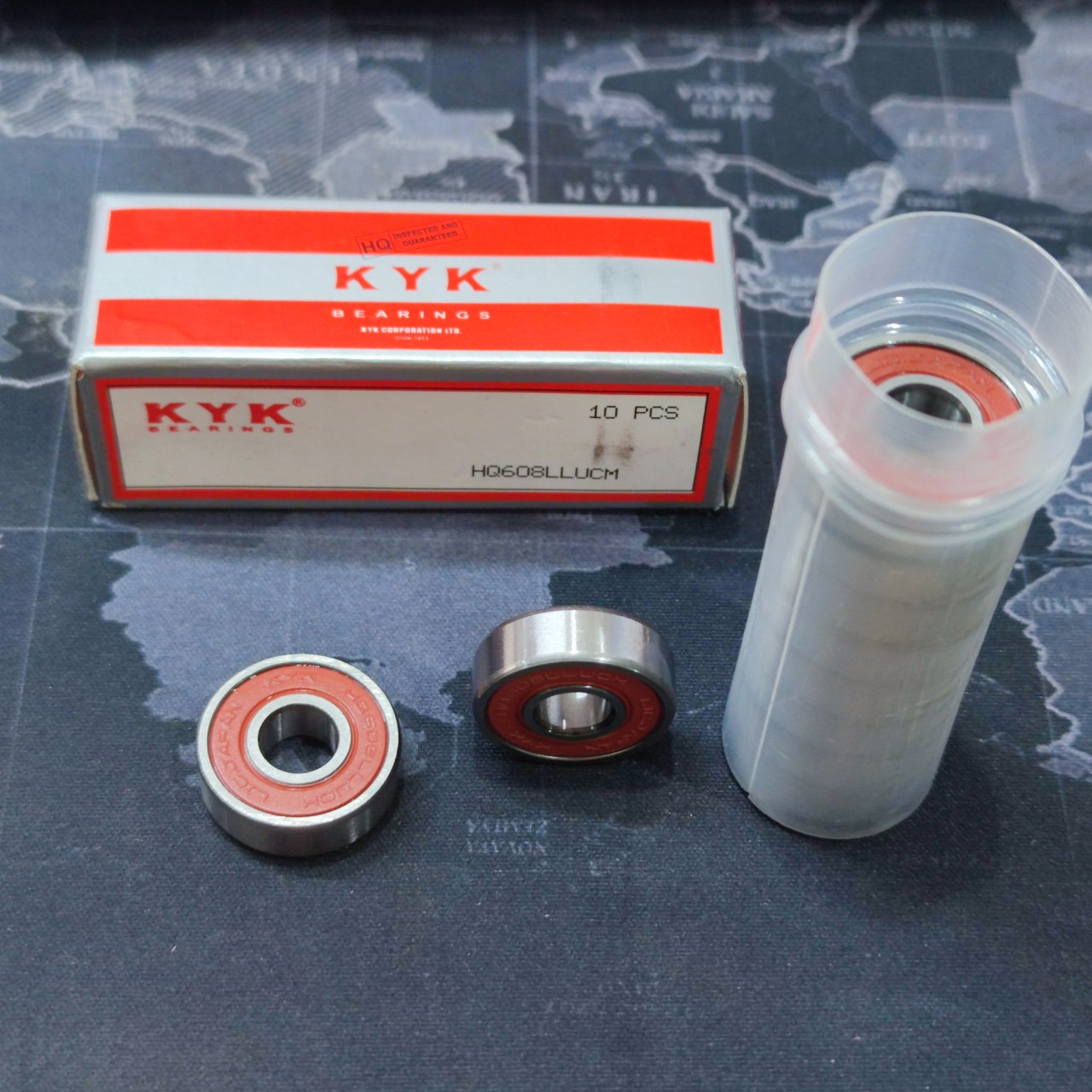 [Ảnh thật] vòng bi KYK Nhật 608- bearings KYK 608 xịn