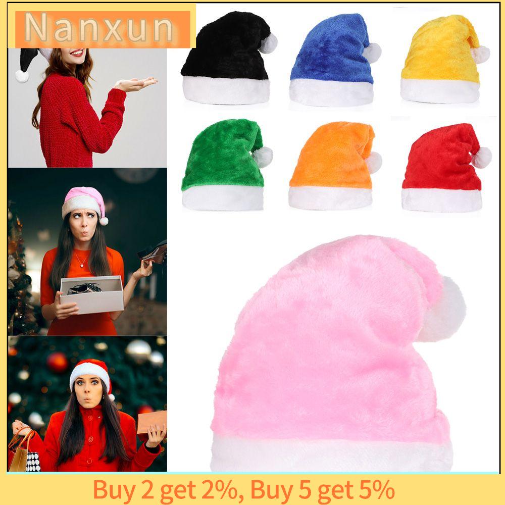 NWSJ Thoải mái Lễ hội Ngày lễ Giáng sinh vui vẻ Chúc mừng năm Mũ ông già Noel Mũ giáng sinh