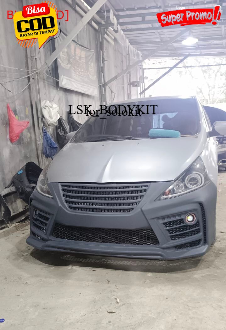 Bodykit Bemper Depan Grandis Custom Body Kit Lentur-Tebal-Tebal Harga 1,510,000 Ringgit*Penghantaran Percuma