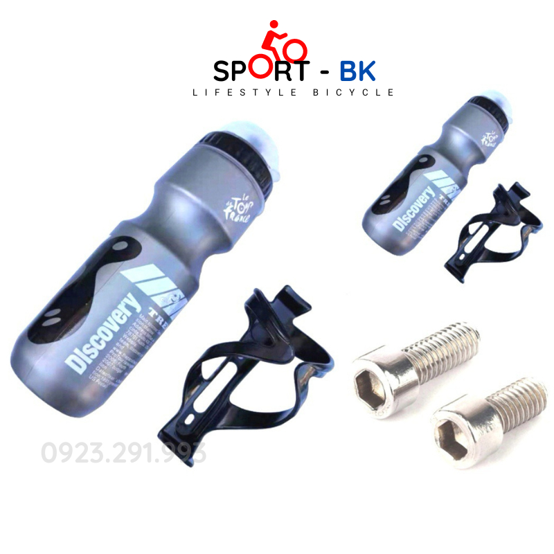 750ml bicycle water bottle set + practical bike cycling water bottle holder-ank24 - 7