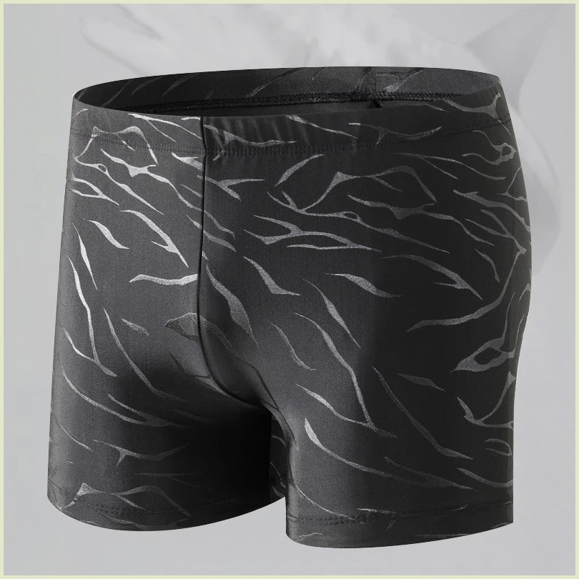 【Thời trang ~ 】 đồ bơi hồ bơi Quần bơi nam queshark Bộ Đồ Tắm bãi biển Nam Quần soóc Boxer da cá mập