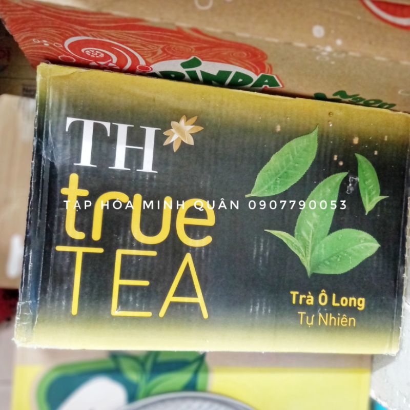 THÙNG TRÀ XANH VỊ CHANH TỰ NHIÊN TH TRUE TEA TRÀ OLONG TH TRUE TEA  350ML