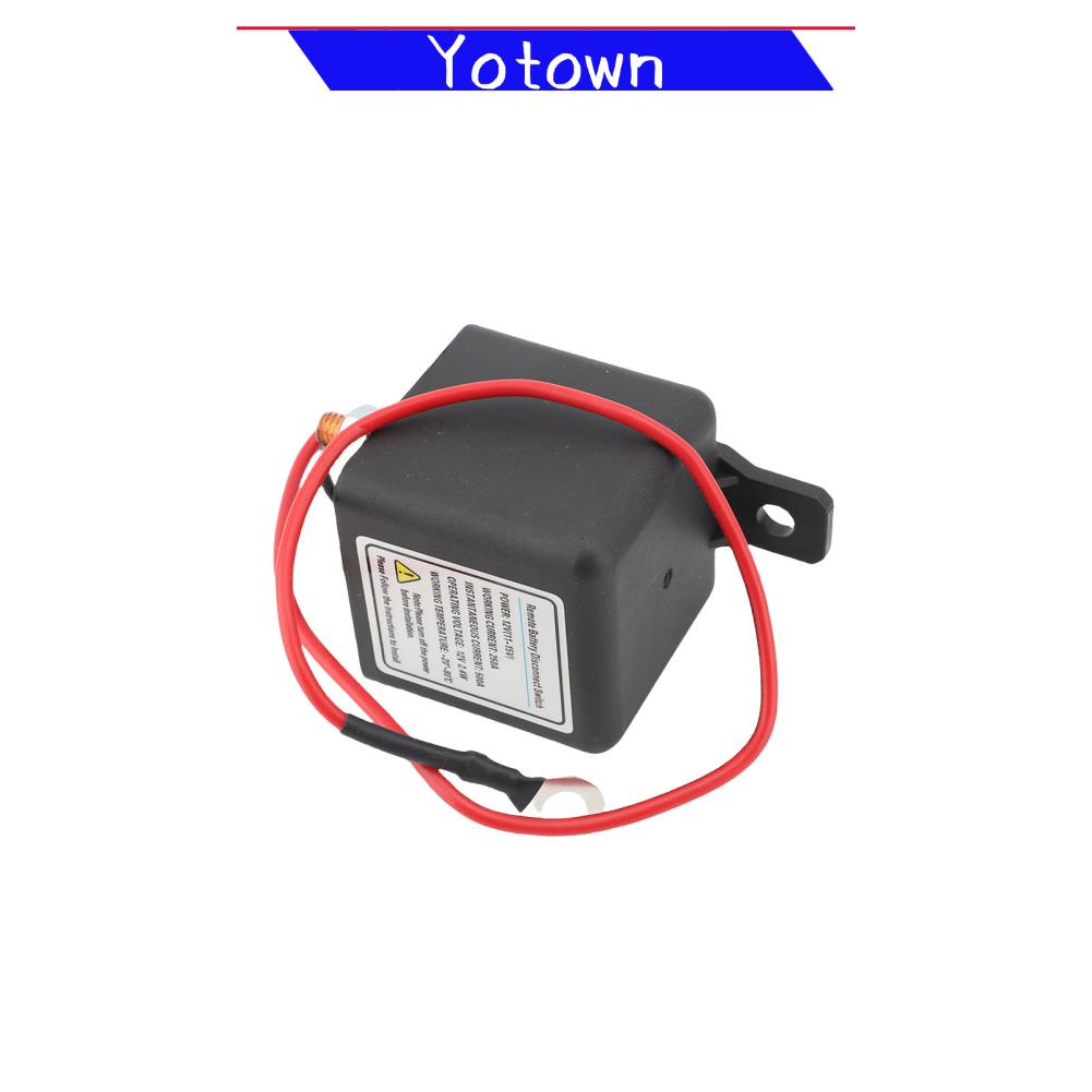 Yotown Side Post Công tắc ngắt pin từ xa Công tắc ngắt pin chống trộm hàng hải 2 vấu đồng Tải trọng cao cho hệ thống 12V Giá 648,000 Đồng*Miễn phí vận chuyển
