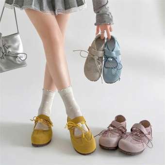 Giày Nữ Thể Thao Quai Dán Nhiều Màu Đế Bệt TODUZY