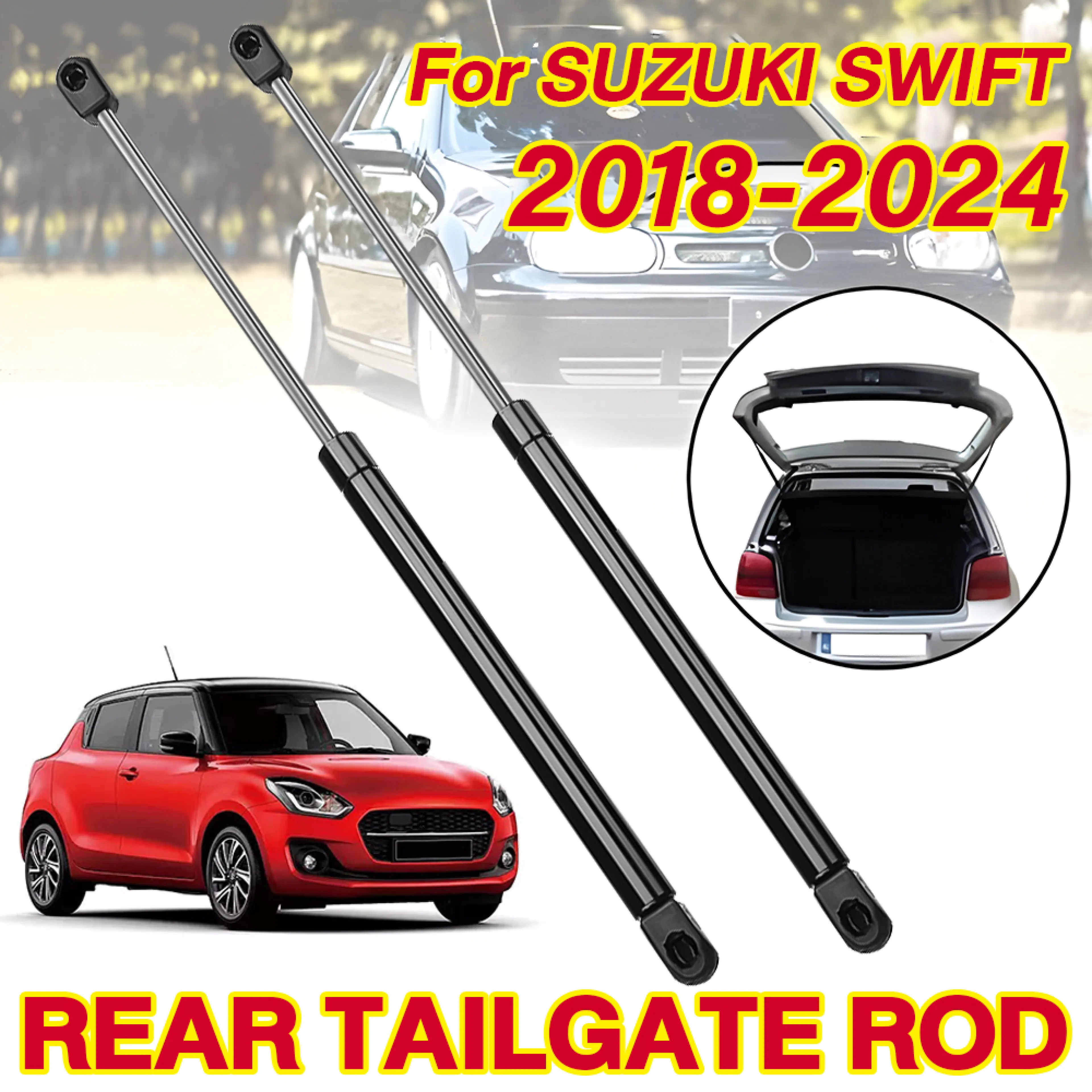 โชคอัพประตูหลังซูซูกิสวิฟต์ โช๊คหลัง suzuki swift 2018-2024 โช๊คฝากระโปรงหลัง โช้ค้ําฝากระโปรงหลัง Trunk gas strut - รูปที่ 1