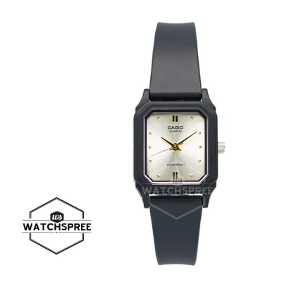 [WatchSpree] Casio Classic Ladies Black Resin Strap Watch LQ142E-7A LQ-142E-7A [Kids]