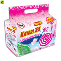 คายาริ ยาจุดกันยุง X-5 กลิ่นซากุระ 80 ขด