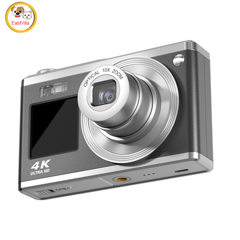 4K Digital Camera 16X Optical Zoom Waterproof Camera K23 Telescopic Lens HD Dual Screen Selfie Beauty Home Camera ราคา 5,608 บาท*ส่งฟรี