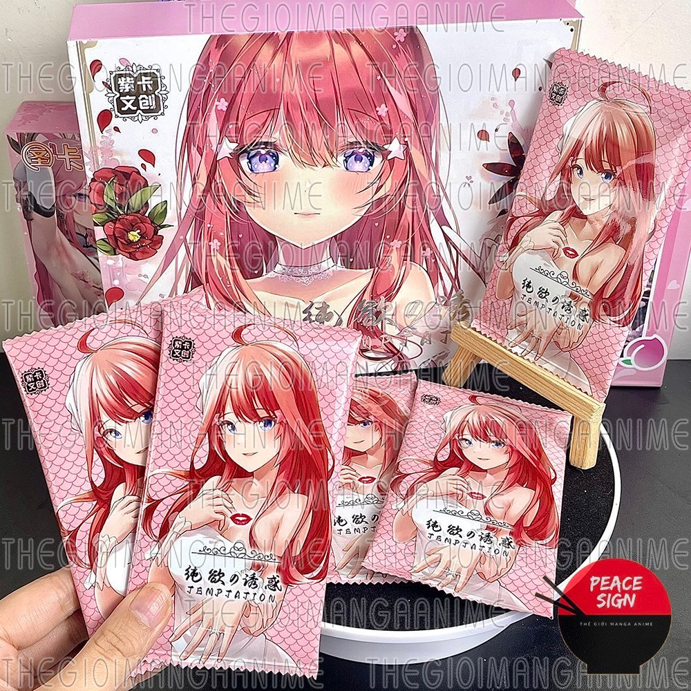 (Lẻ 1 pack-M120) Hộp card thẻ SEXY ANIME GIRL thiếu nữ nhân vật anime manga WAIFU gacha ảnh nhân phẩ