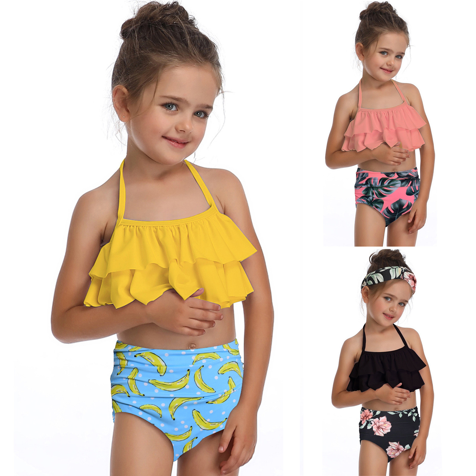 Skirts for Girls of Age 13 Bikini Wear Ruffles Little Suit 212Y Baby