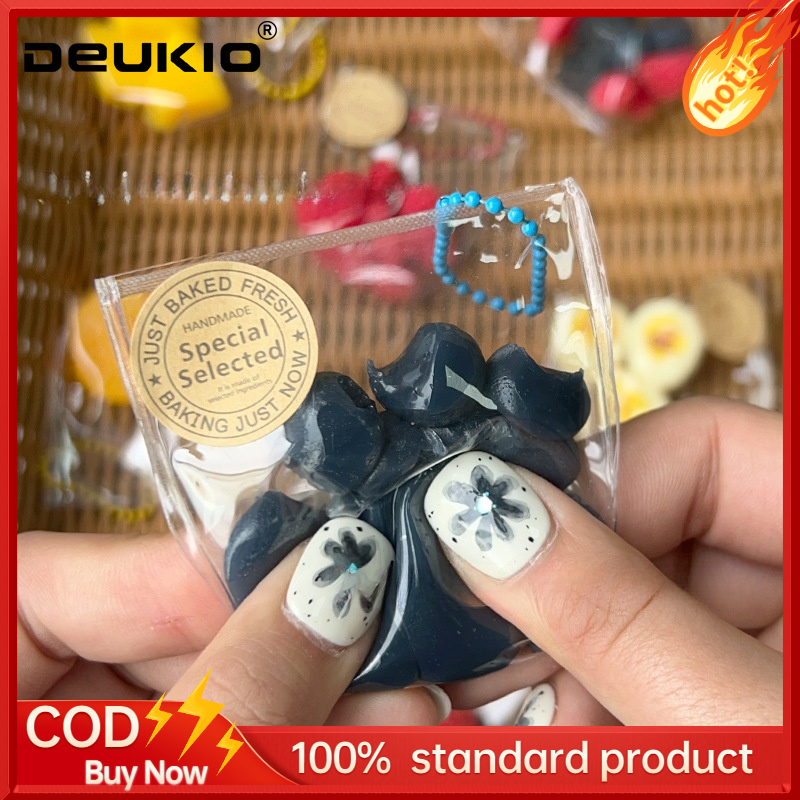 DEUKIO Stress Relief Simulation Fruit Squishy Toy, Soft Touch and Fun Experience ราคา 37 บาท*ส่งฟรี