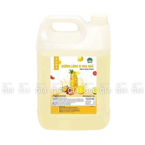 Đường lỏng vị hoa quả Wonderful can 7kg - đường pha chế, làm bánh