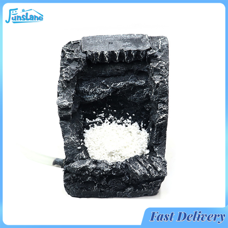 FunsLane Turtle Tank Rockery Waterfall Decorations, Fish Tank Landscape Resin Decorative Rock Mountain, Hideaway Cave With Underwater Sand For Aquarium Turtle Tank Hideout ﻿ ราคา 405 บาท*ส่งฟรี