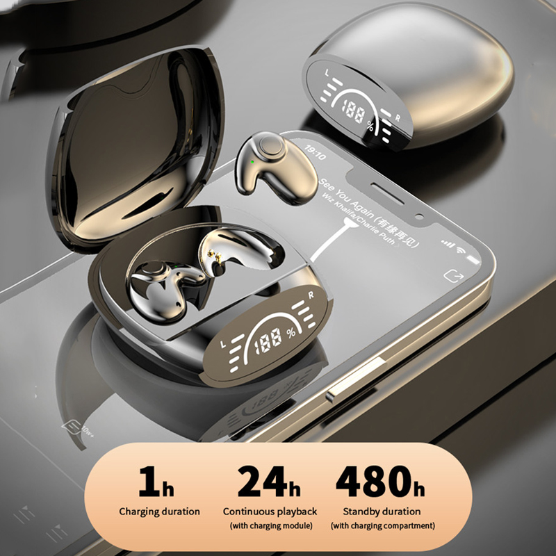 Original Bluetooth 5.3 Earphones Invisible Sleep Headphones Noise Reduction Wireless Earbuds HiFi Stereo Headsets for Xiaomi IPhone Giá 155,900 Đồng*Miễn phí vận chuyển