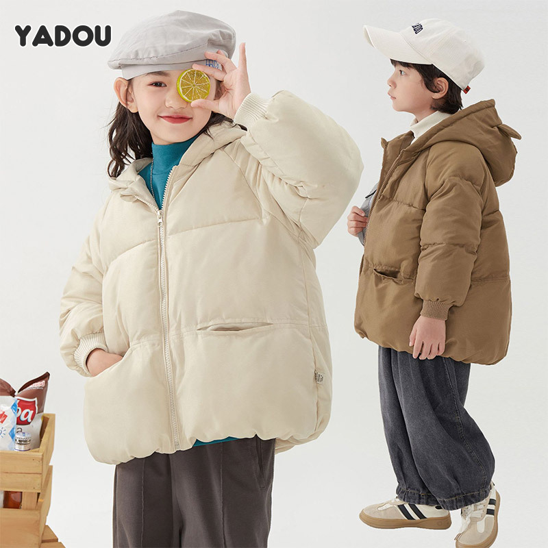 YADOU Children's cotton-padded clothes, children's coats, Korean style, boys' winter coats, girls' cotton-padded clothes and jackets ราคา 483 บาท*ส่งฟรี