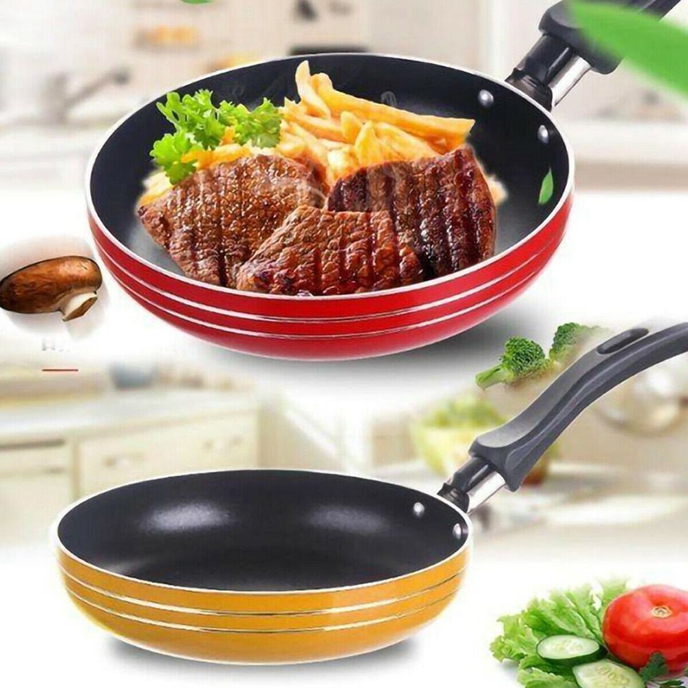 3PCS Camping Iron Stir-Fried Wok 12 Uncoated Chinese Style Small Deep Wok  Flat Bottom Wok with Iron Lid & Handle for All Stoves