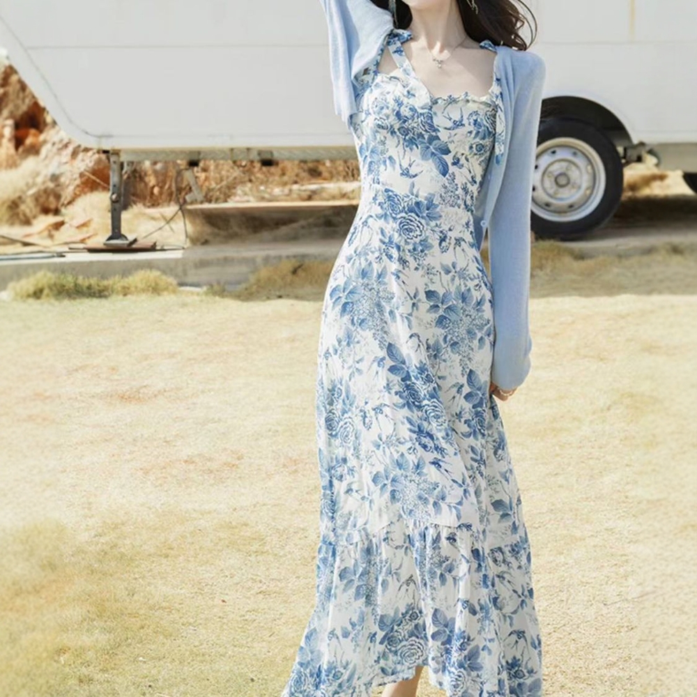 BRANCHÉ ชุดสำหรับผู้หญิงฤดูร้อนฝรั่งเศสหรูหราแฟชั่น Ditsy ดอกไม้เซ็กซี่ผู้ใหญ่ Vibe แขนกุดสแควร์คอห่อ Midi พรรคเดรส B250318 - ยี่ห้อ BRANCHÉ ราคา 396 บาท*ส่งฟรี