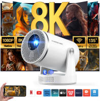 Magcubic HY320Pro Smart Portable Mini Projector 4K Android 14 Auto Focus With Voice Control WiFi 6 Bluetooth 5.4