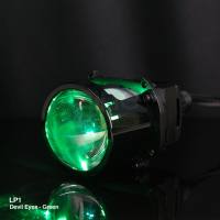LUXIMOS Biled Projector 2.5 Inch 60 Watt Cut Off Flat Devil Eyes Motor Mobil LP1 - NINE AUTOSERIES