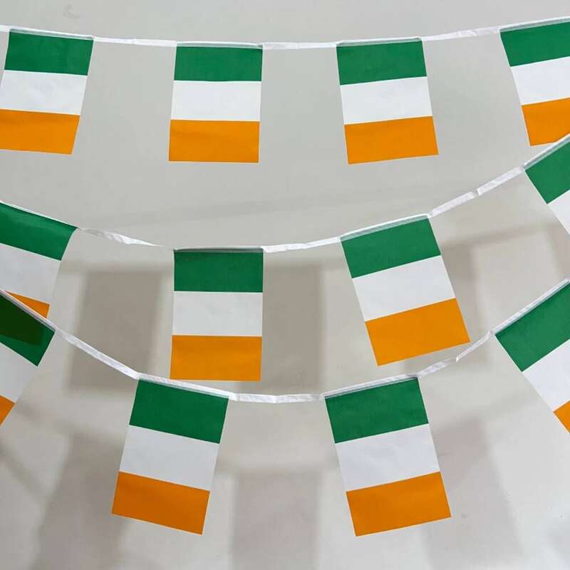 Flag dây CZY Ireland cờ treo ngày Thánh Patrick treo lễ hội đồ dùng tiệc tùng trang trí nhà cửa
