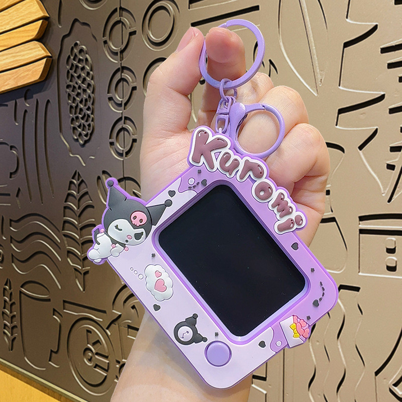 Mini Drawing Board Keychain for Kid Erasable Writing Pad Toy Keychain Clip Boys Girls Birthday Party