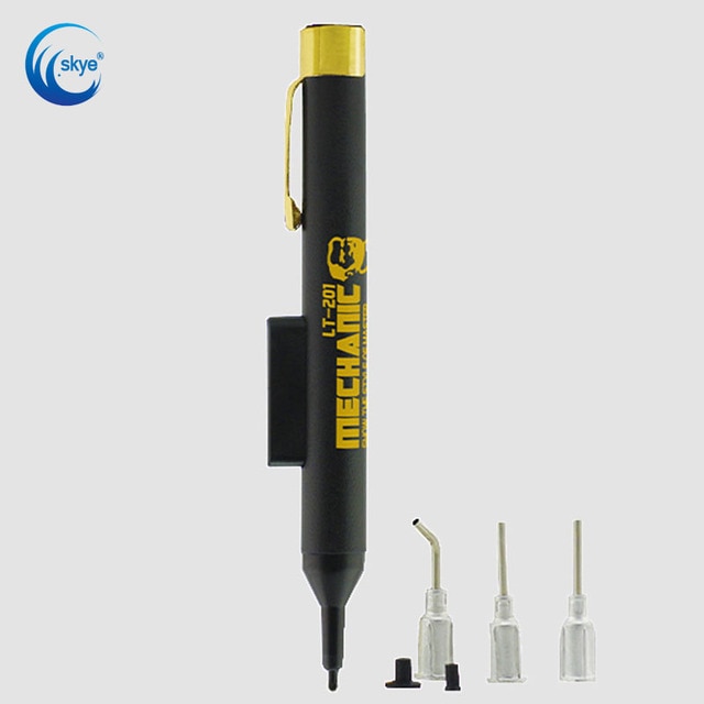 Cơ khí lt201 hàn Desoldering chống tĩnh điện bút hút hút chân không với núm hút cao su Dụng cụ nhổ bơm Sucker IC