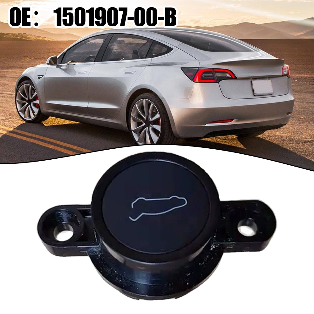 【Eelhoe】 cho Tesla cho các mẫu tương thích cốp sau công tắc mở bằng nhựa đen [phát hành sản phẩm mới] [hàng tồn kho Lớn]
