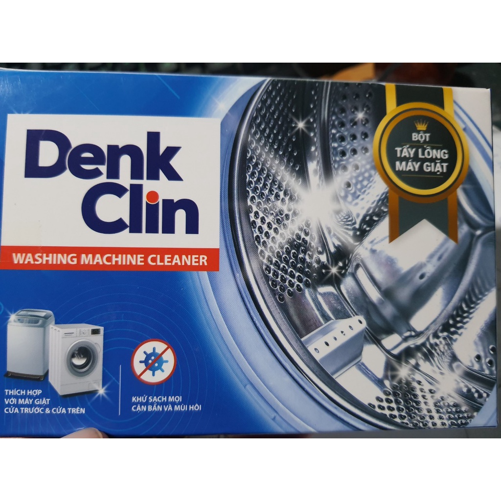 Bột tẩy lồng máy giặt denk clin.