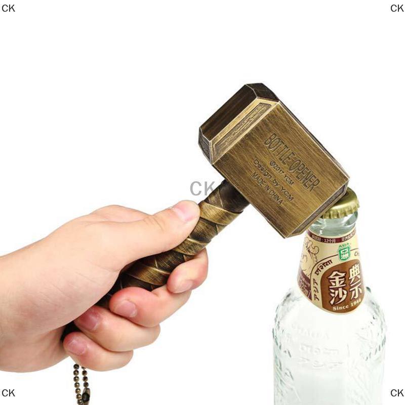 CK 1 cái dụng cụ mở chai bia búa đóng chai tay cầm bia hình Thor dụng cụ mở chai bia