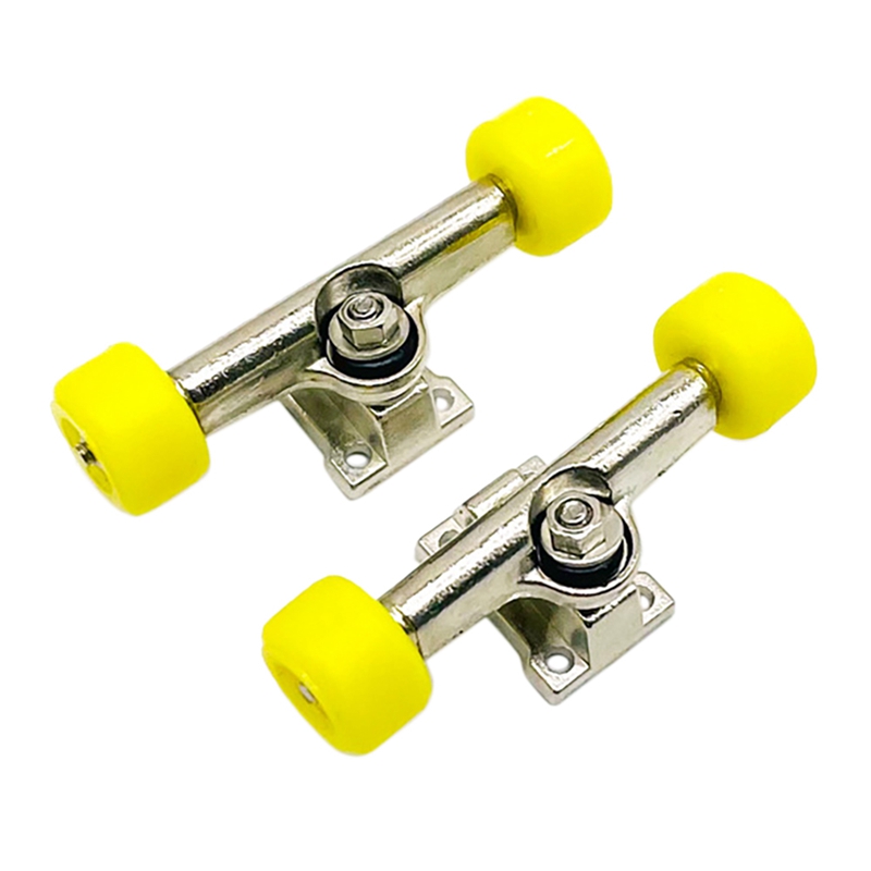 2Pieces Finger Skateboard Deck Bracket Alloy Parts for Mini Finger Board