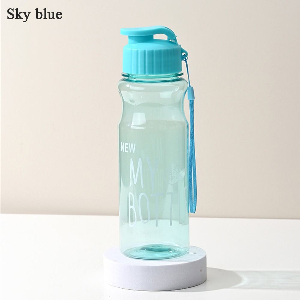 ADYQKU0DH 650ML Du lịch Trong suốt Thể thao Nhựa Chai nước Cốc nước Sức chứa lớn