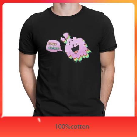 Novelty Pixel Art Bfb Puffball T-Shirt Men O Neck Cotton T Shirts Battle for Dream Island Bfdi 4 and X Tee Shirt Gift Idea