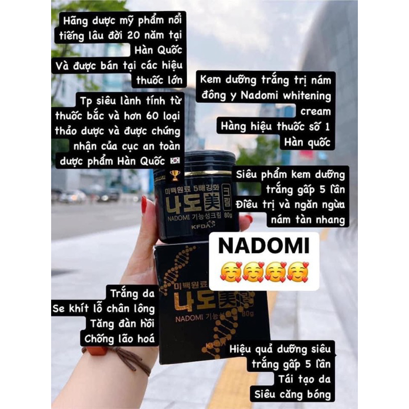 Kem nám thảo dược nadomi nội địa hàn