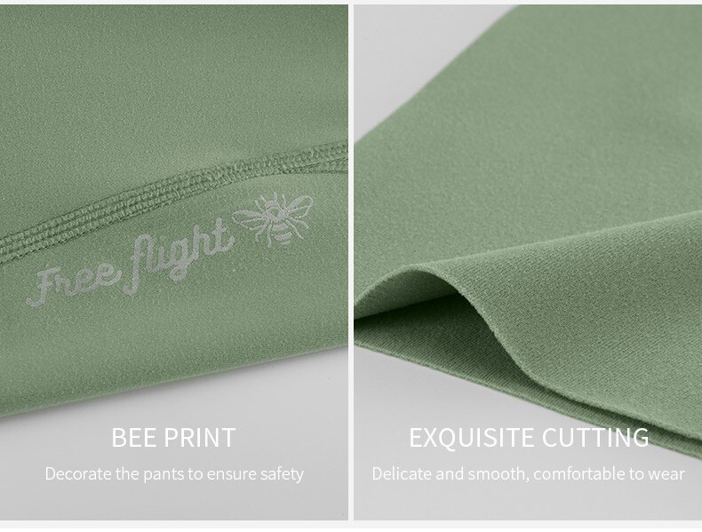 Pantaloni da yoga in lycra da donna color cammello e leggings da palestra senza cuciture