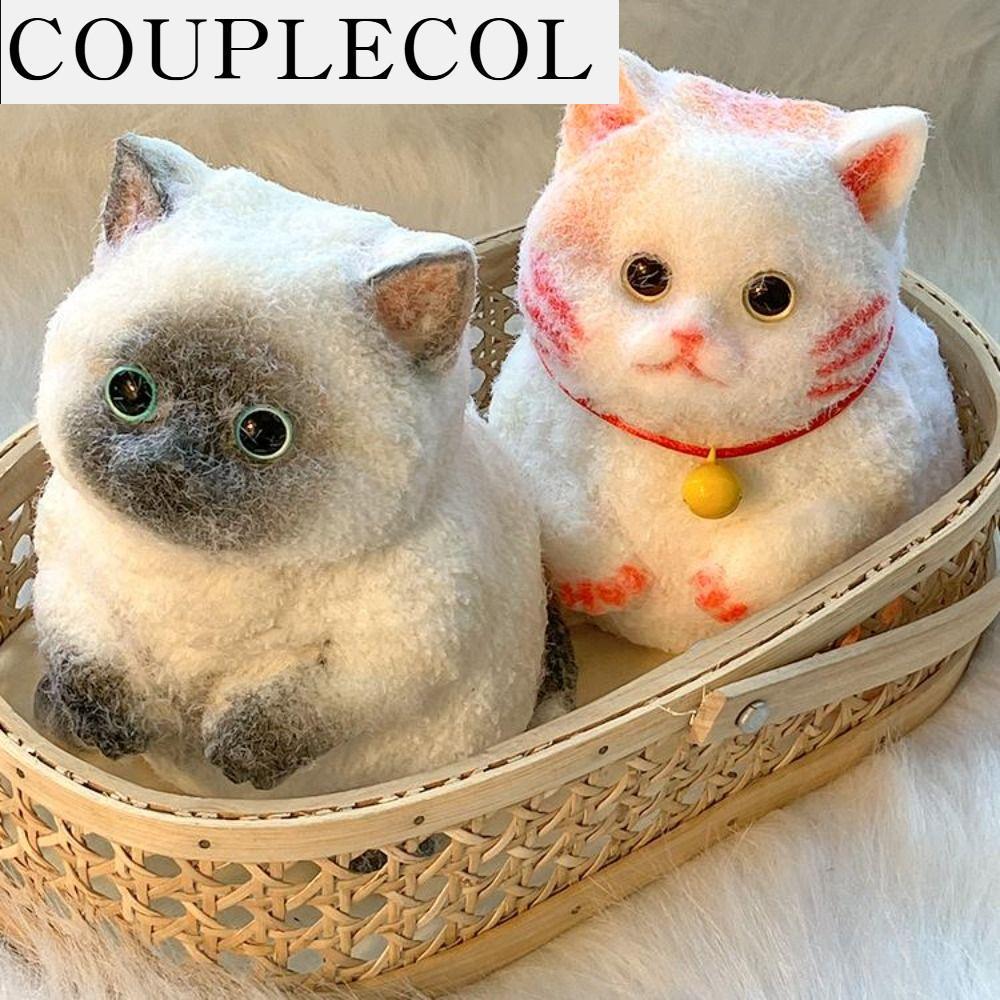 COUPLECOL การ์ตูนลายการ์ตูน ของเล่นบีบตุ๊กตาแมวใหญ่ สัตว์สัตว์สัตว์ รีบาวด์ช้า ของเล่นอยู่ไม่สุขสำหรับแมว เลียนแบบการเล่น นุ่มนุ่มๆ ของเล่นแมวบีบจำลอง ของเล่นทางประสาทสัมผัส ราคา 583 บาท*ส่งฟรี