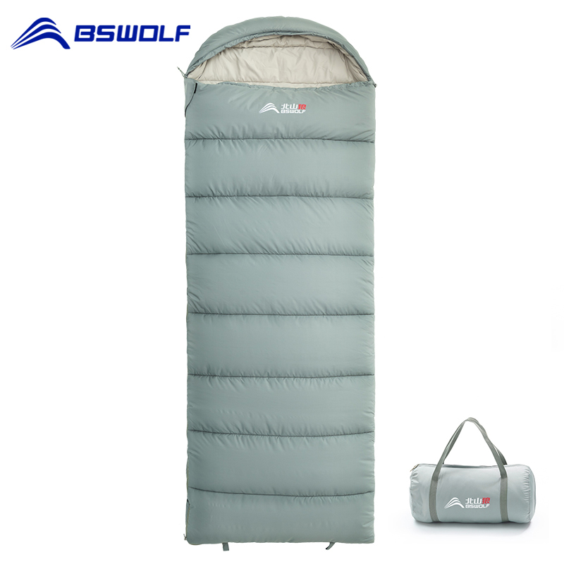 BSWolf Camping SLeeping Bag Tourism Outdoor Cotton sleeping bag Breathable
