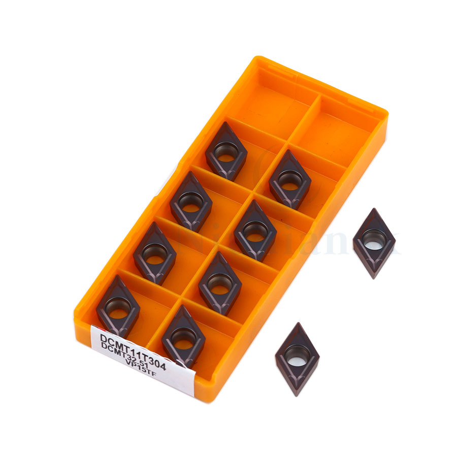 DCMT11T304 VP15TF UE6020 US735 Chèn cacbua chất lượng cao dụng cụ tiện kim loại DCMT 11T308 Dụng cụ tiện CNC chèn tiện