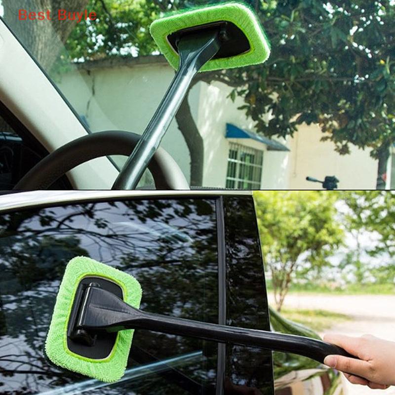 💖Best Buyle Xe cửa sổ sạch hơn bàn chải kit kính chắn gió làm sạch rửa công cụ nội thất tự động thủy tinh gạt nước với dài xử lý phụ kiện xe hơi