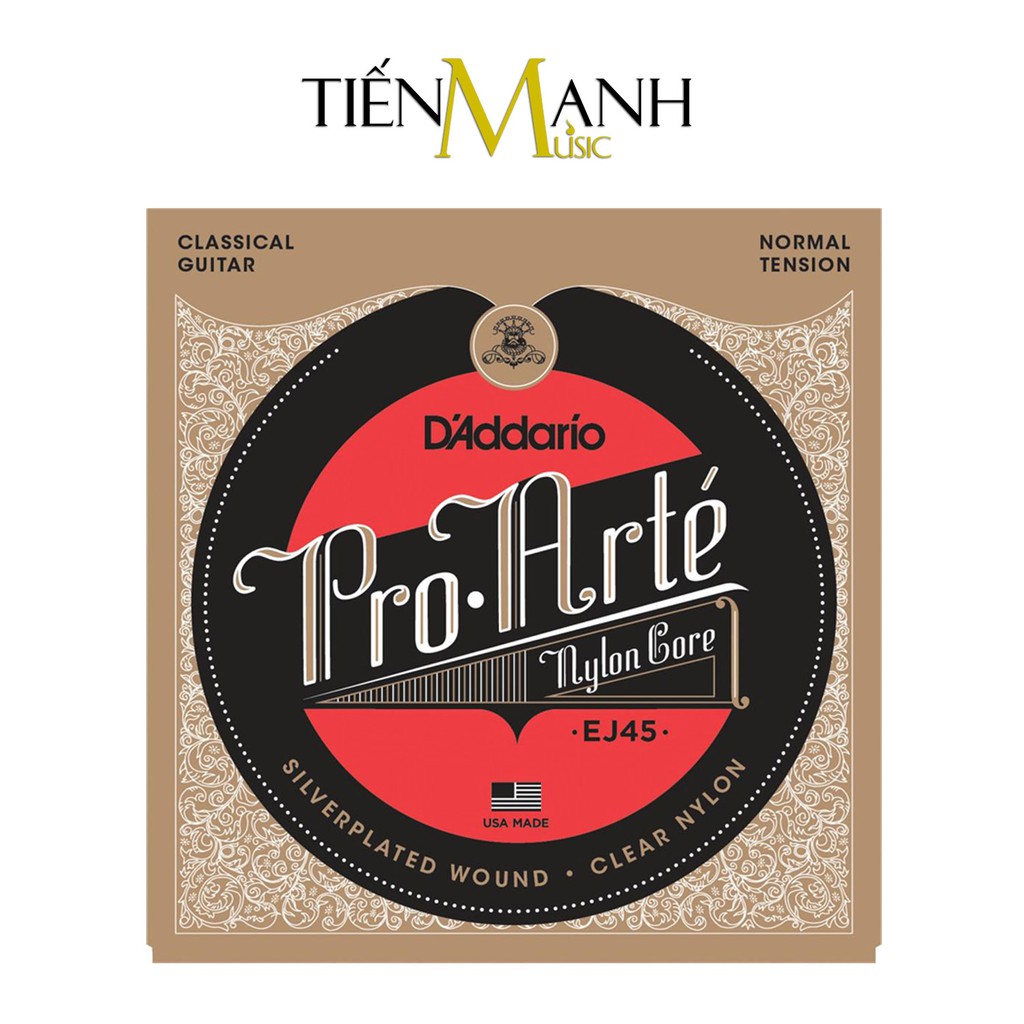 [Chính Hãng] Dây Đàn Guitar Classic DAddario EJ45 EJ46 EJ47 EJ48 EJ49 EJ50 - Ghita Nylon Core String