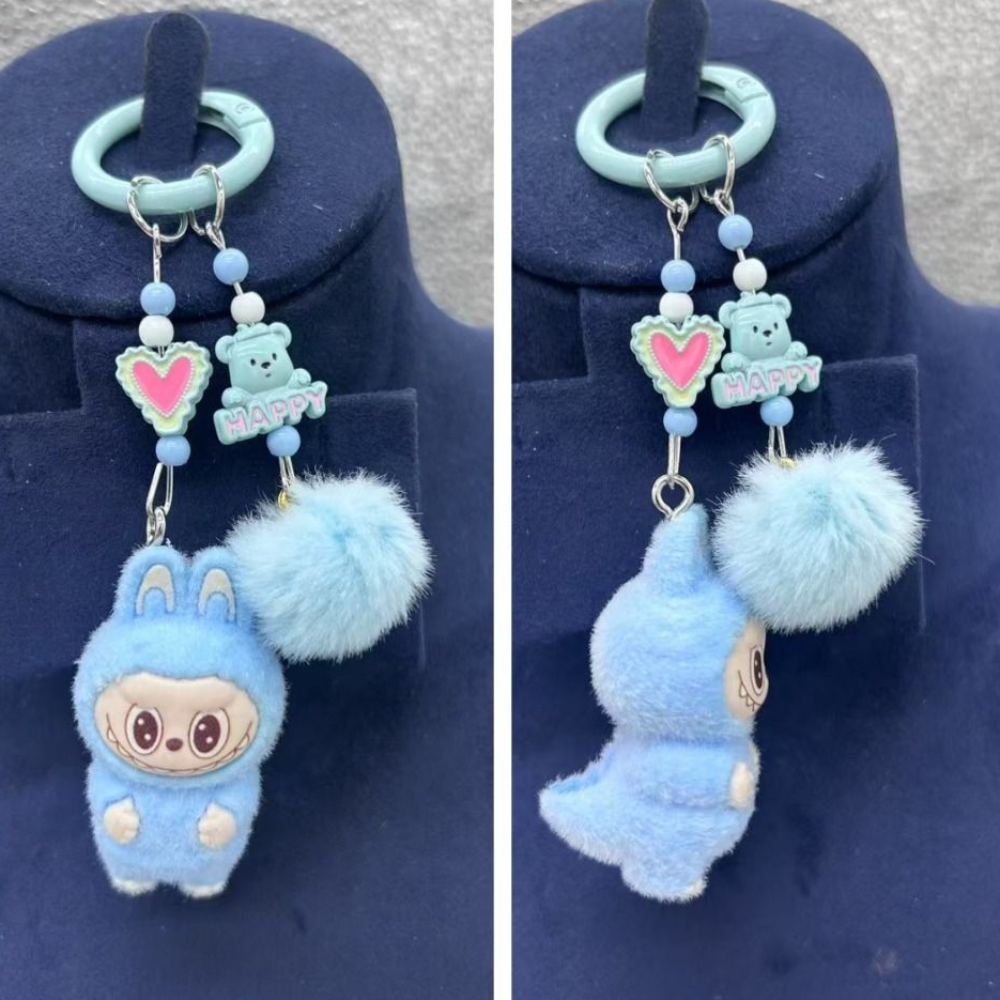 Zimomo Labubu Original Plush Doll & Keychain Gift - Angel In
