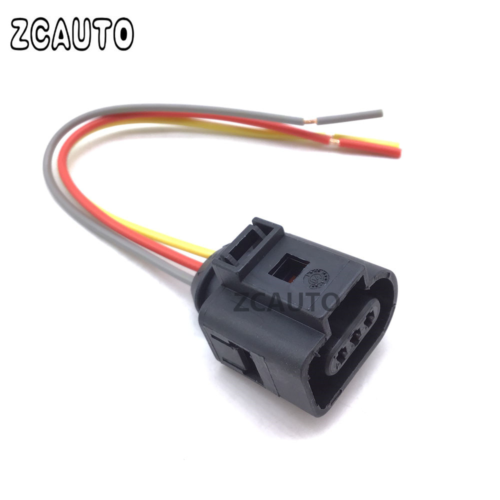 【COOL】 For Vw Passat Golf Jetta Audi A3 A4 A5 A6 Q5 Q7 Camshaft Cam Sensor 3 Pin Wire Connector Plug Harness 1j0973703 3d0973703