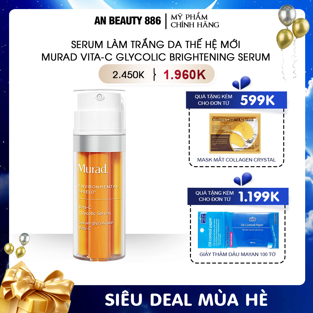 Serum làm trắng da thế hệ mới Murad Vita-C Glycolic Brightening Serum 30ml