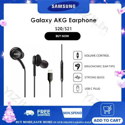 SAMSUNG AKG Earphone Original Galaxy S20/S20+/S20 Ultra USB-C Earphone Authentic Type C Interface Headphones For Note10 plus Note 9[1 Year Warranty]